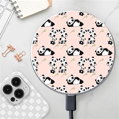 Pattern Panda Bear Wireless Charger by danenraven