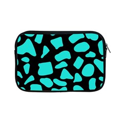 Neon Cow Dots Blue Turquoise And Black Apple Ipad Mini Zipper Cases by ConteMonfrey