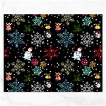 Illustration Xmas Christmas Thanks Giving Pattern Rectangular Jigsaw Puzzl Front