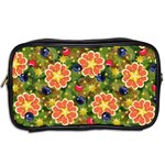 Fruits Star Blueberry Cherry Leaf Toiletries Bag (Two Sides) Back