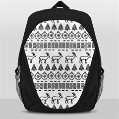 Christmas Trees Pattern Design Backpack Bag by danenraven