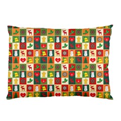 Xmas Christmas Pattern Pillow Case (two Sides) by danenraven