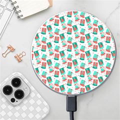 Birthday Pattern Party Celebration Wireless Charger by danenraven