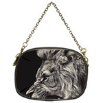 Angry Male Lion Chain Purse (Two Sides) Front