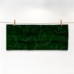 Leaves Leaf Foliage Plant  Background Hand Towel Front