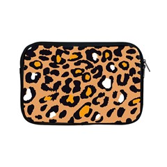 Leopard  Spots Brown White Orange Apple Ipad Mini Zipper Case by ConteMonfreyShop