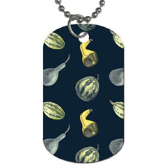 Vintage Vegetables Zucchini Dog Tag (two Sides) by ConteMonfreyShop