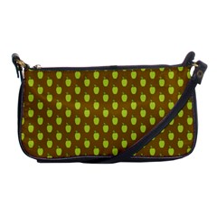 All The Green Apples Shoulder Clutch Bag by ConteMonfreyShop