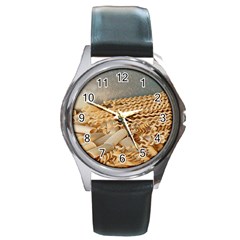 Pasta La Vista, Baby! - Italian Food Round Metal Watch by ConteMonfrey