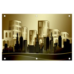 Architecture City House Banner And Sign 6  X 4  by Jancukart