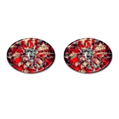 Mirror Fractal Cufflinks (oval) by Sparkle