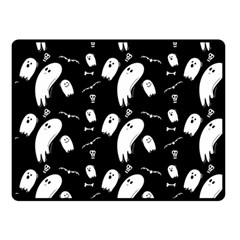 Ghost Background Halloween Fleece Blanket (small) by Wegoenart