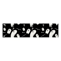 Ghost Background Halloween Banner And Sign 4  X 1  by Wegoenart