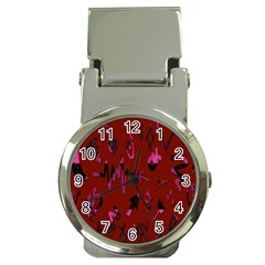 Doodles Maroon Money Clip Watches by nateshop