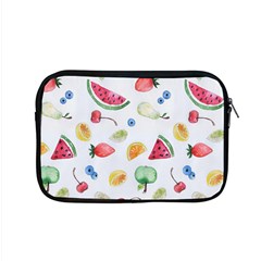 Fruit Summer Vitamin Watercolor Apple Macbook Pro 15  Zipper Case by Wegoenart