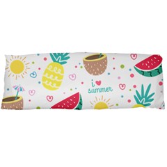 Pineapple And Watermelon Summer Fruit Body Pillow Case (dakimakura) by Jancukart