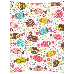 Candy Background Cartoon Back Support Cushion by Jancukart