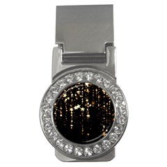 Stars Christmas Background Pattern Money Clips (cz)  by danenraven
