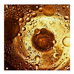 Olive Oil Bubbles Gold Oil Food Banner And Sign 4  X 4  by Wegoenart