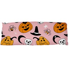 Pumpkin Cat Pattern Skull Body Pillow Case Dakimakura (two Sides) by Wegoenart