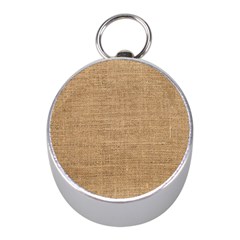 Burlap Texture Mini Silver Compasses by nateshop