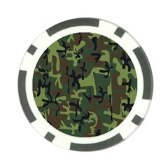 Camouflage-1 Poker Chip Card Guard by nateshop