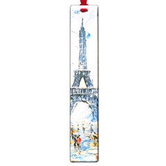 Eiffel Tower Landmark Architecture  Artistic Large Book Marks by danenraven