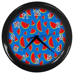 Fruit4 Wall Clock (black) by nateshop