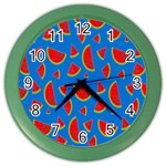 Fruit4 Color Wall Clock Front