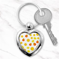 Fruits,orange Key Chain (heart) by nateshop