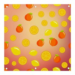 Fruits-gradient,orange Banner And Sign 3  X 3  by nateshop