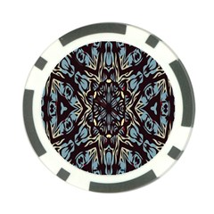 Pattern-mandala Poker Chip Card Guard by nateshop