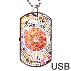 Internet Data Storage Online Dog Tag Usb Flash (one Side) by Wegoenart