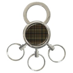 Plaid 3-ring Key Chain by nateshop