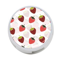 Strawberry Fruit Pattern Background 4-port Usb Hub (one Side) by Wegoenart