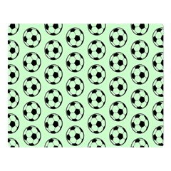 Pattern Ball Soccer Background Double Sided Flano Blanket (large)  by Wegoenart