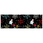 Christmas Thanksgiving Pattern Banner and Sign 9  x 3  Front