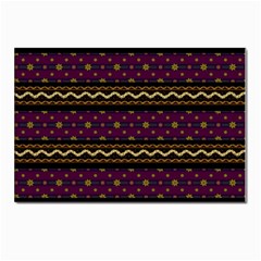 Background Flower Abstract Pattern Postcards 5  X 7  (pkg Of 10) by Ravend