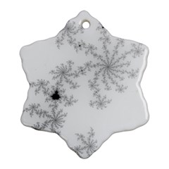 Almond Bread Apple Males Mandelbrot Mathematic Ornament (snowflake) by danenraven