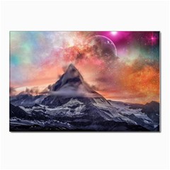 Mountain Cosmos Universe Nature Postcards 5  X 7  (pkg Of 10) by Wegoenart