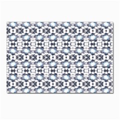 Blue Flowers Postcards 5  X 7  (pkg Of 10) by ConteMonfrey