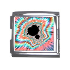 Fractal Abstract Background Mega Link Italian Charm (18mm) by Wegoenart