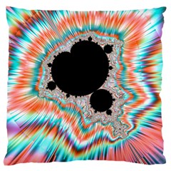 Fractal Abstract Background Large Cushion Case (one Side) by Wegoenart