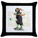 Halloween Throw Pillow Case (Black) Front