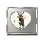 Halloween Mega Link Heart Italian Charm (18mm) Front