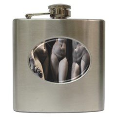 Three Graces Sculpture Detail Hip Flask (6 Oz) by dflcprintsclothing