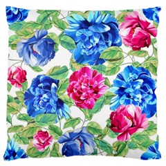 Flowers Floral Picture Flower Standard Flano Cushion Case (one Side) by Wegoenart