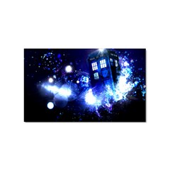 Tardis Background Space Sticker Rectangular (100 Pack) by Jancukart