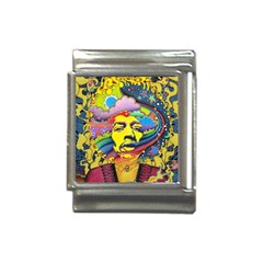 Psychedelic Rock Jimi Hendrix Italian Charm (13mm) by Jancukart