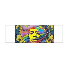 Psychedelic Rock Jimi Hendrix Sticker (bumper) by Jancukart